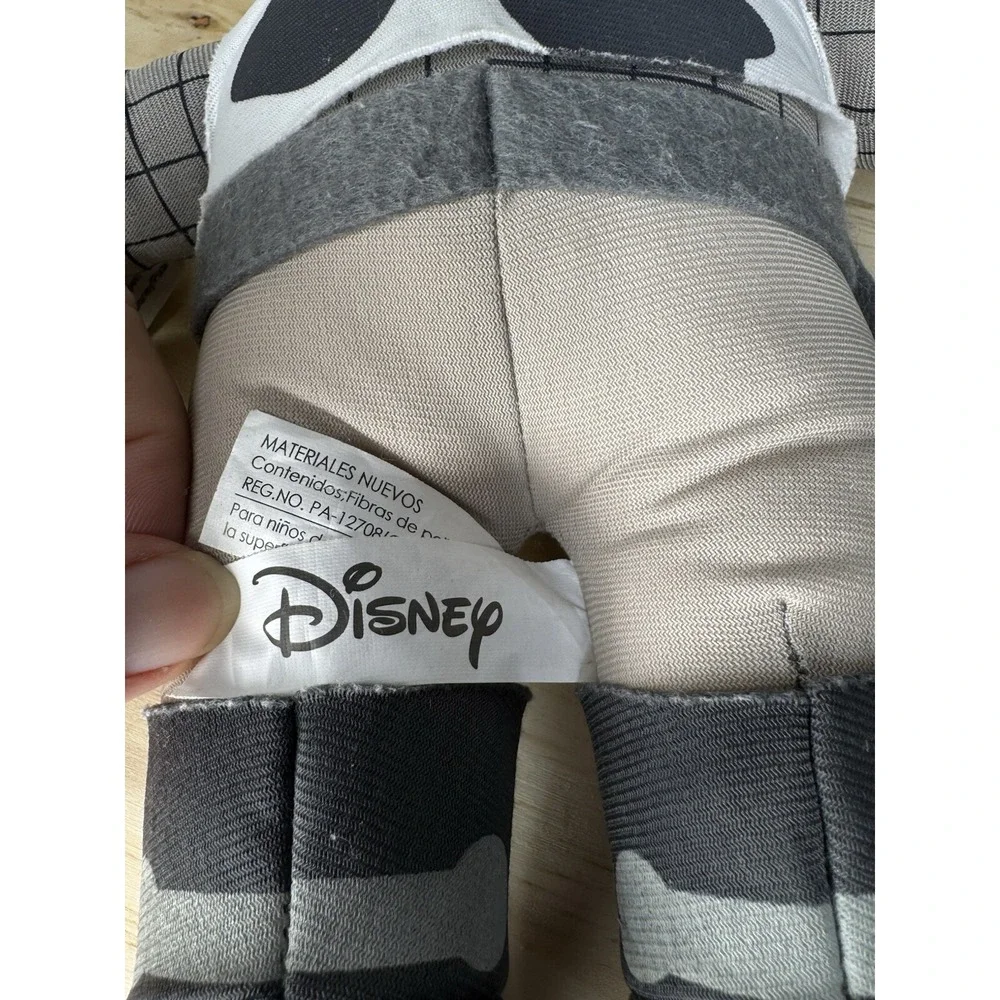 Disney Toy Story Plush Monochrome WOODY 14" Cowboy Sega Series 3 Black White - Picture 12 of 15